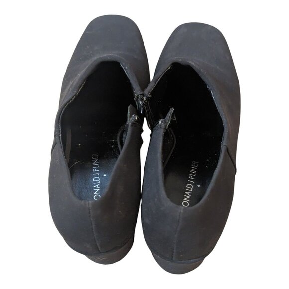 Donald J Pliner Womens Black High Heel Shoe Wedge Size‎ 10 - Picture 7 of 16